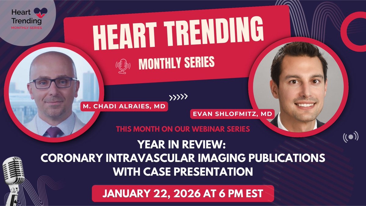 chadialraies's tweet photo. 📊 Now on YouTube!
Dr. Evan Shlofmitz reviews the year’s most impactful coronary intravascular imaging studies, with case-based insights, in the January 2026 FACET Webinar.

🎥 Watch here 👉 https://t.co/F4otbaGf6O

#FACET #InterventionalCardiology #IVUS #OCT #CardiologyEducation https://t.co/0FN7fc5KHd