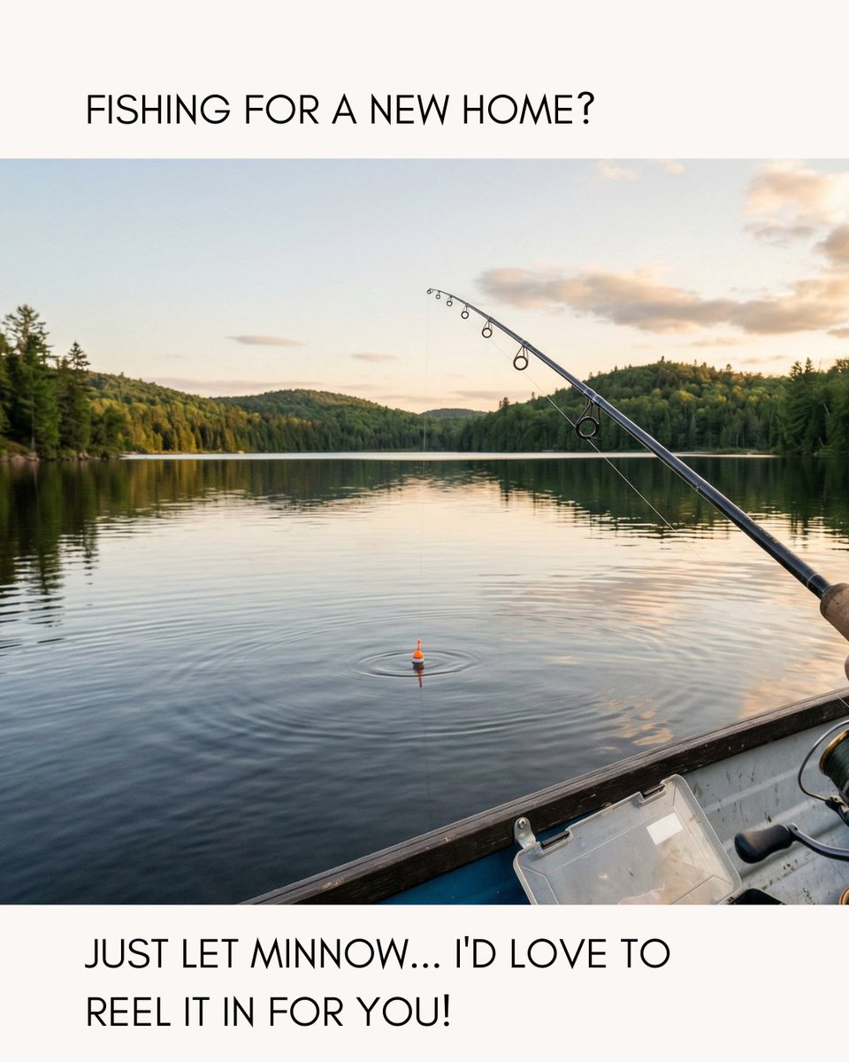 JoeyHallatt's tweet photo. Searching for your new home is like fishing 🎣—it takes time, patience, and a little luck! 🍀

But remember, your perfect catch is out there 🏡✨

Enjoy the journey, it’s all part of the adventure! 🛶

#HouseHunting #RealEstateHumor #DreamHome https://t.co/25GFmYOSLC