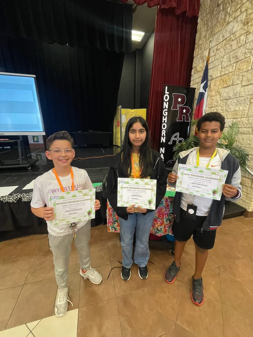RyonMiddle's tweet photo. Congratulations to our 5th Six Weeks Progress Learning Green Dot Challenge winners! https://t.co/Fa8IkbrU5P