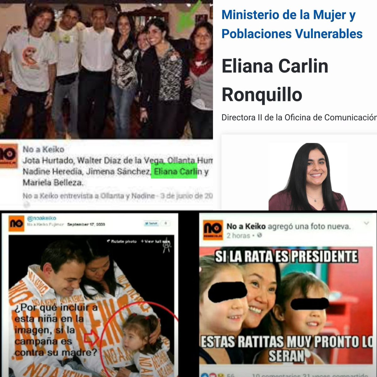 <a href="/cesarcombina/">César Combina</a> <a href="/larepublica_pe/">La República</a> <a href="/ManuCamacho/">Manuela Camacho</a> <a href="/ElianaCarlin/">🔥Señora E 👊🏼😇 📣</a> Cuánto dinero estatal habrá tragado ese parásito zurdo? 😡