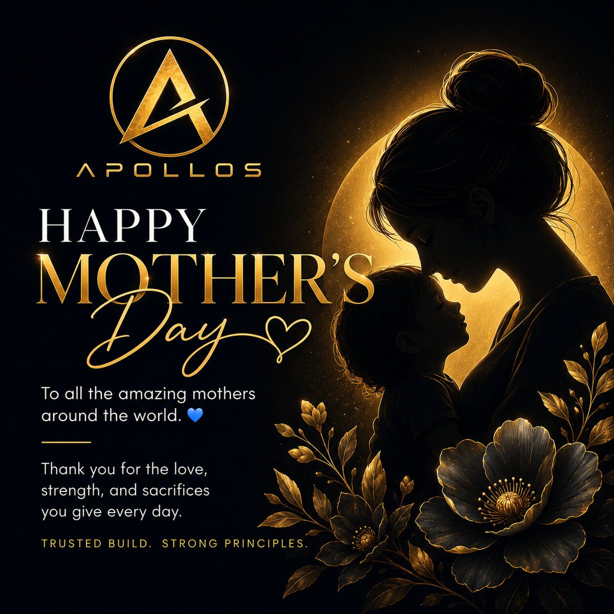 Apollostoken's tweet photo. Happy Mother’s Day to all the incredible mothers around the world.
Your strength, sacrifices, and love inspire generations. 💙❤️🤍
-Apollos- https://t.co/NHFPKCHCIV