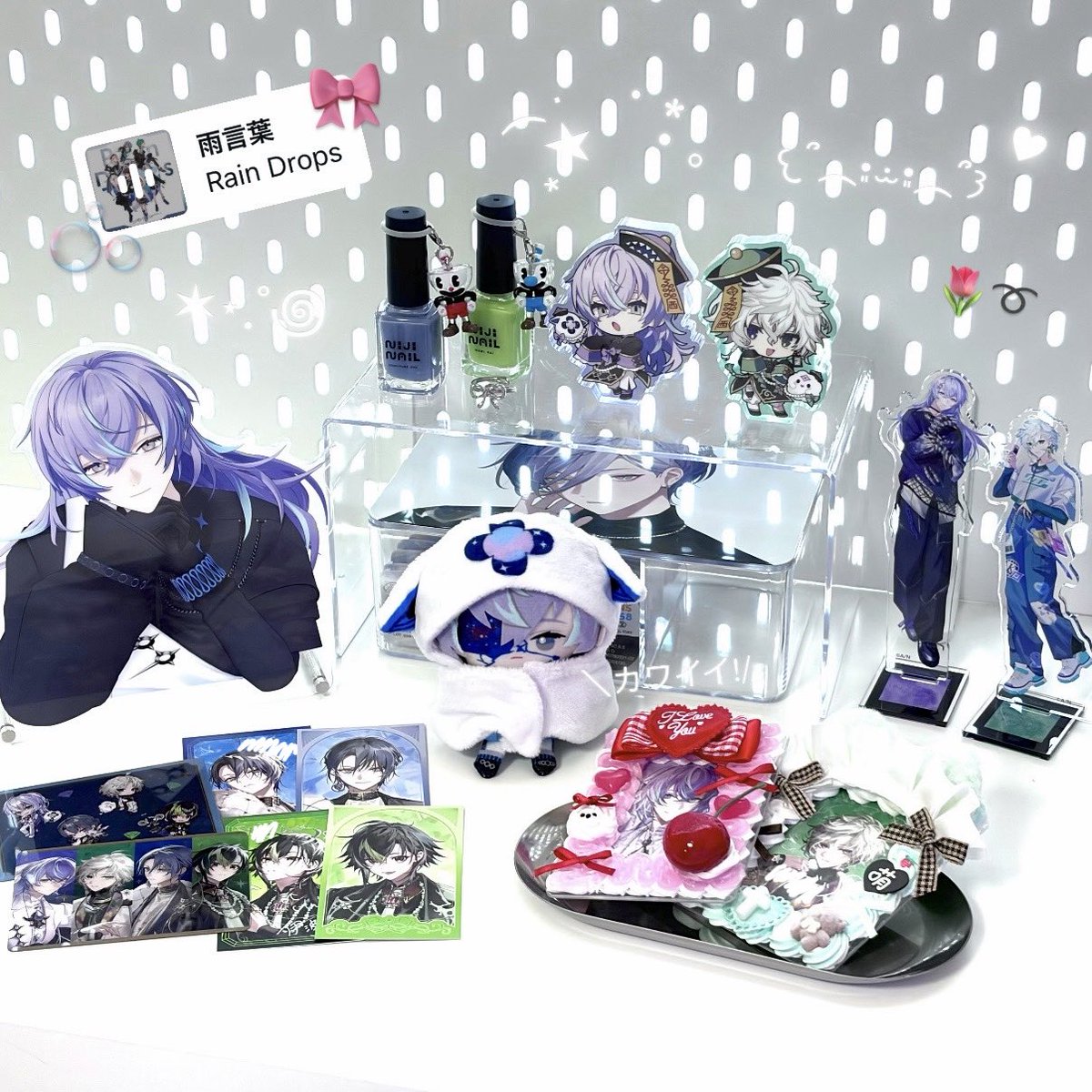 ♡ ୨୧ Dytica3周年グッズが届いた𛰙᭜ ᭜♥ マスコットがいる