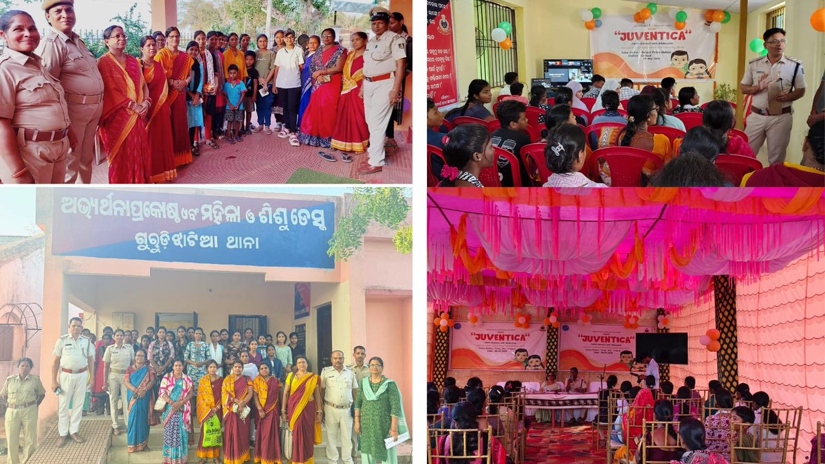 spcuttack's tweet photo. “JUVENTICA”-Virtual Inauguration was launched by the Hon'ble D.G of Police, Odisha, with active participation from all PSs of Cuttack,aiming at strengthening of Adolescents, promoting awareness, and building police-public relations for a safer society. #OdishaPolice  #Juventica https://t.co/5FgrUgt09L