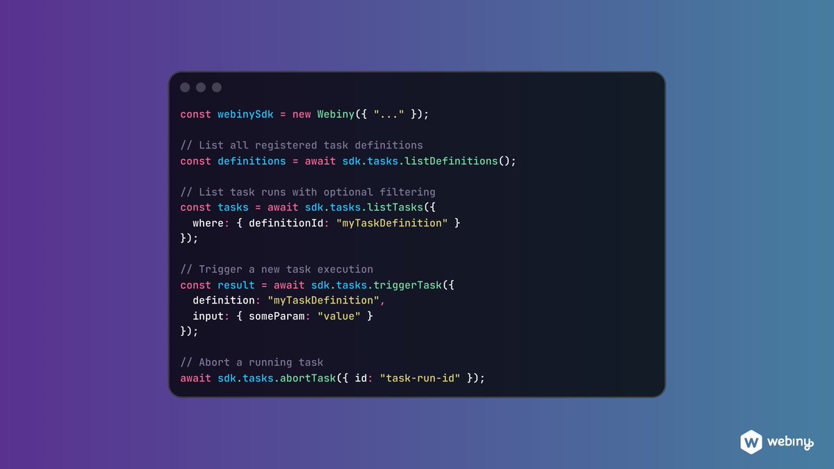 Webiny Enterprise CMS+ ⚡️ tweet media