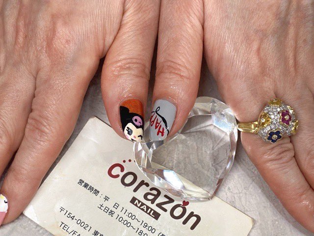 corazonNAIL's tweet photo. ブログアップしまささた！お客様ネイル サンリオとハッピーフラワーネイル

https://t.co/5dIicwTzUD
https://t.co/hmrc4xt5VR https://t.co/Zf8JQYAYaA