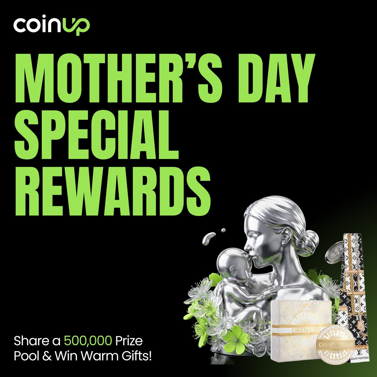 Kenny_CarterJay's tweet photo. Most people will say “Happy Mother’s Day”…

Few will actually show up with something real.
This time, you can.
#CoinUp just unlocked a Mother’s Day prize pool 🎁

Don’t just send wishes…
Participate in net deposits, spot trading, or futures trading to unlock the exclusive https://t.co/1P3MKSbppQ