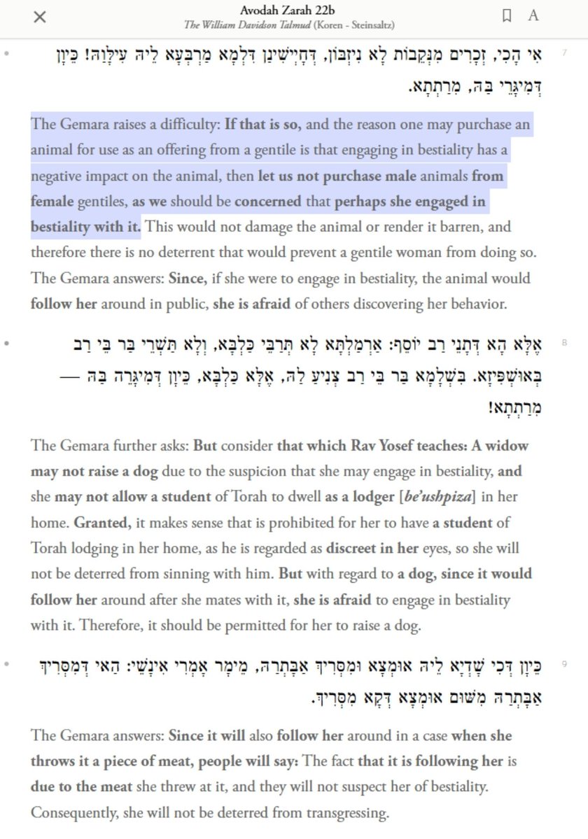 The Talmud teaches hatred and disrespect towards non-Jewish women, saying that they should be suspected of perverse acts like having sex with dogs. 

Is there anything like this in other religions like Christianity, Islam, and Buddhism?