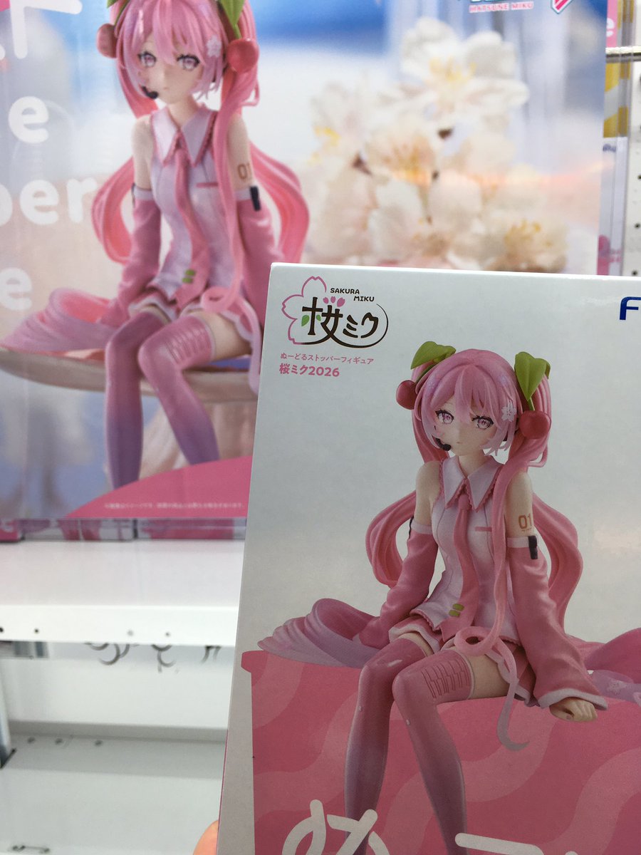 プライズ情報】 ・初音ミク ぬーどるストッパーフィギュアー桜ミク2026