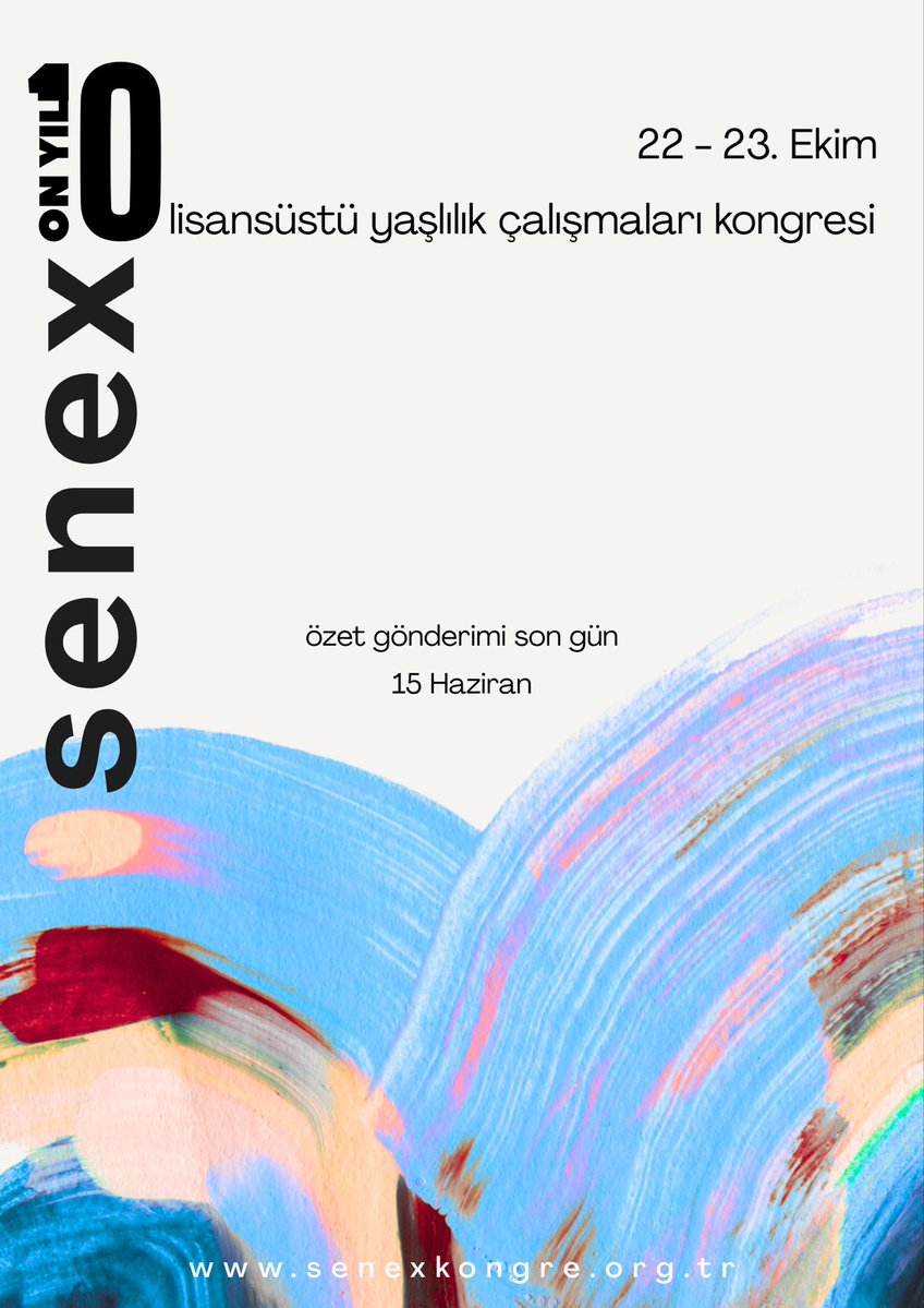 Senex: Lisansüstü Yaşlılık Çalışmaları Kongresi tweet media