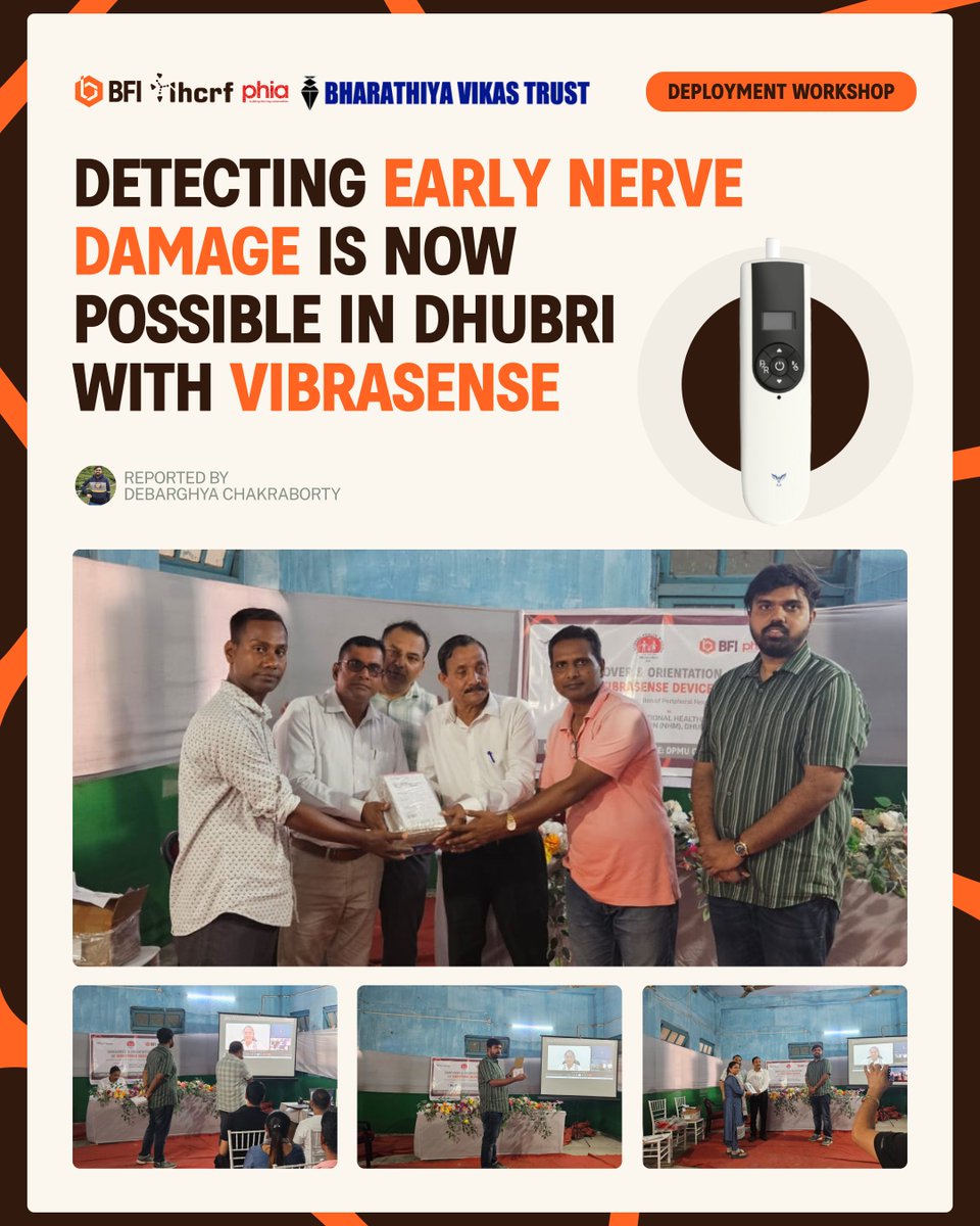IHCRF_Impact's tweet photo. Innovations in healthcare create the greatest impact when they move beyond labs and into actual clinical settings. 

Read More: https://t.co/XkMTKmqA62

@nhm_assam @BFI_Impact @phiaindia @AyatiPvt 

#BVT #Vibrasense https://t.co/xGoRs4GCRs