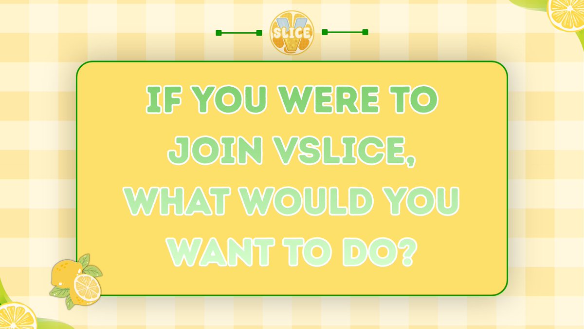 VsliceOfficial's tweet photo. Vtubers! If you were to join Vslice, what would you want to do?~ https://t.co/zaXQgGWtuw