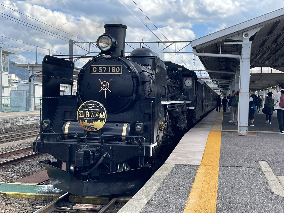 鉄道会社:JR東日本 路線名:磐越西線 編成or車両番号:C57-180、スロフ12
