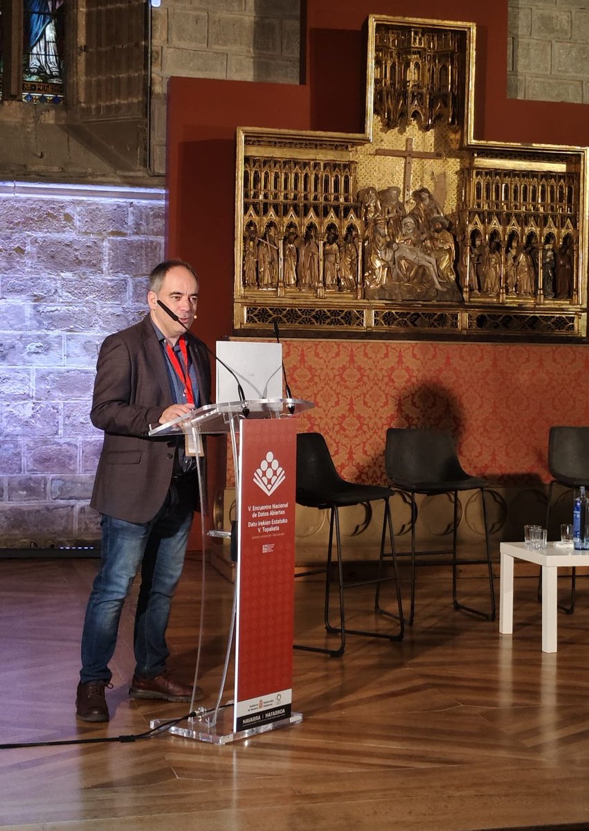 mgarrigap's tweet photo. Ya recuperado después de volver a ser el relator de, en este caso, el 5º Encuentro Nacional de #DatosAbiertos #ENDA
"Aprende y emprende”
Organizado magistralmente por el @gob_na en el refectorio de la Catedral de #Pamplona #Iruña #OpenData https://t.co/zbX0KBcq6V