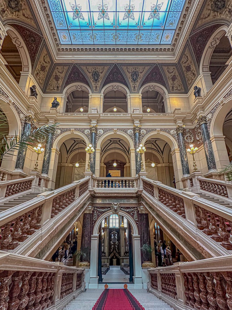 leocorvelli's tweet photo. In Prague, even a staircase can feel timeless.
The museum was quiet.
Just footsteps, stone, and light falling through old windows.
Places like this make you realize travel isn’t always about movement.
Sometimes it’s about standing still long enough to feel something. https://t.co/kex4jYFIRr