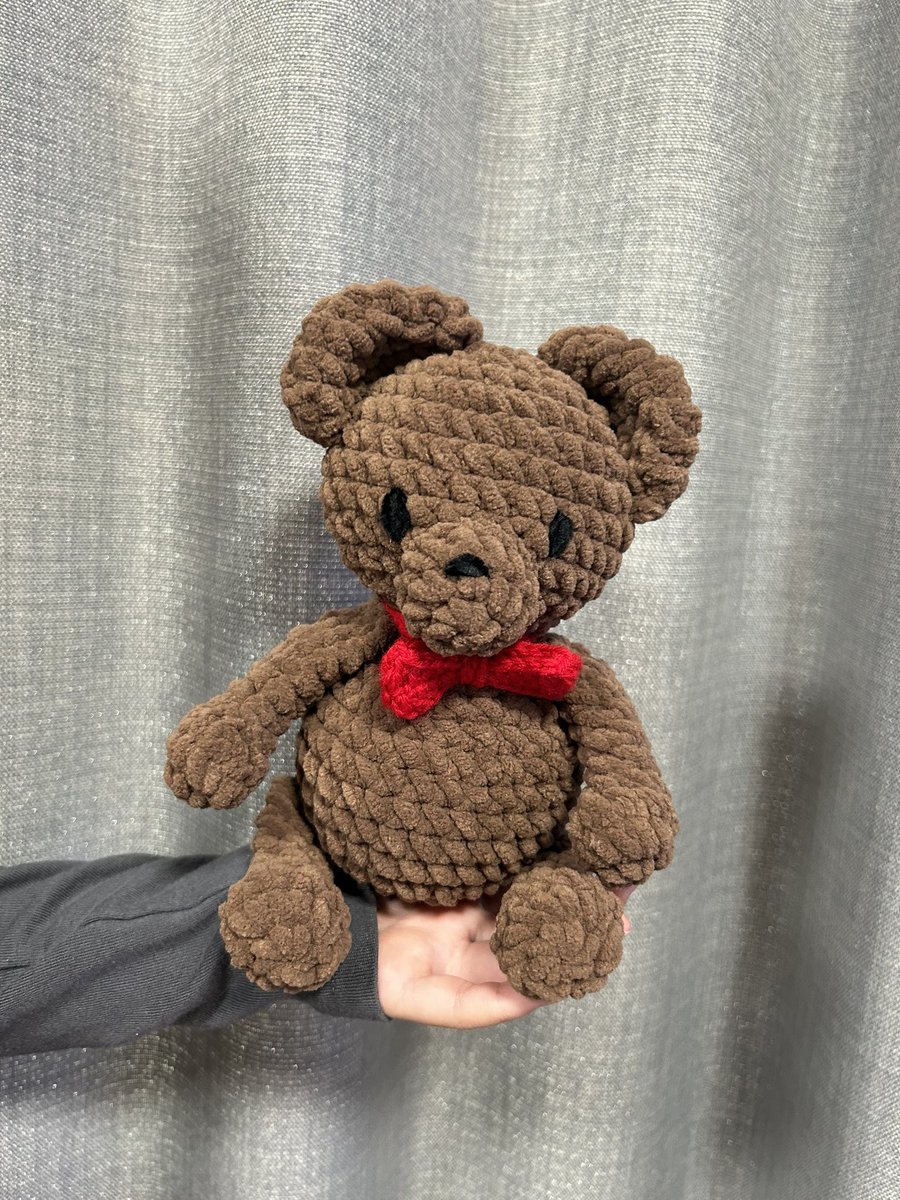 また🧸あみぐるみ編みました
～6歳児のおててを添えて～