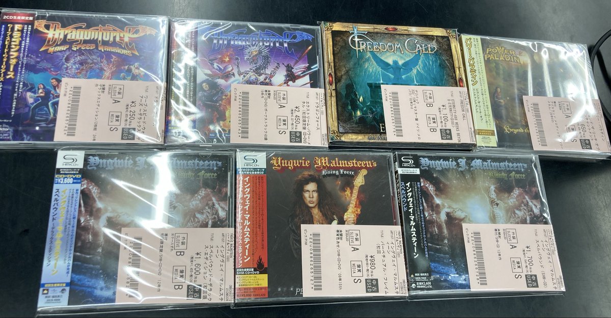 新着中古情報💿】 ハードロック/ヘヴィメタルの中古CDが約150点入荷
