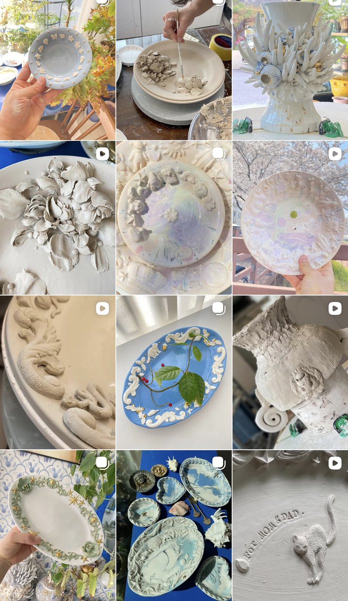 ร้านที่น้องไปน่าจะเป็นร้าน Chinoiserie แถวบกคาจวา งานที่ร้านสวยมากกก ดีเทลตาแตกสไตล์อินจุนสุดๆ ที่ร้านมีโมลสวยๆ เยอะเลย🎨🏺