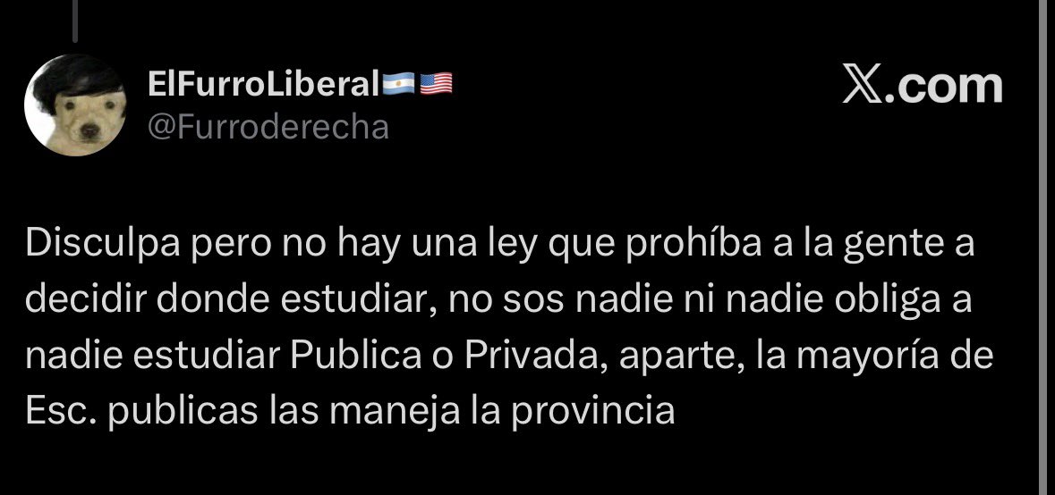 Yo no entiendo si los votantes del presidente son muy cortos (o autistas) o si toman literalmente lo que decís para llevarte la contra