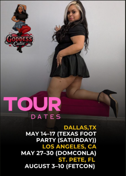Goddess Cutie💸 DomConLA 5.27-FetCon 8.3 tweet media