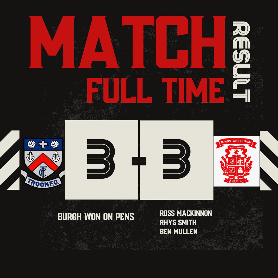 BurghU20's tweet photo. Last nights team lines &amp; final result! 

Goals from;
Ross MacKinnon 
Rhys smith 
Ben Mullen 

We now face Knightswood in the championship final! 

🇦🇹🇦🇹🇦🇹 https://t.co/LEMFSNybla