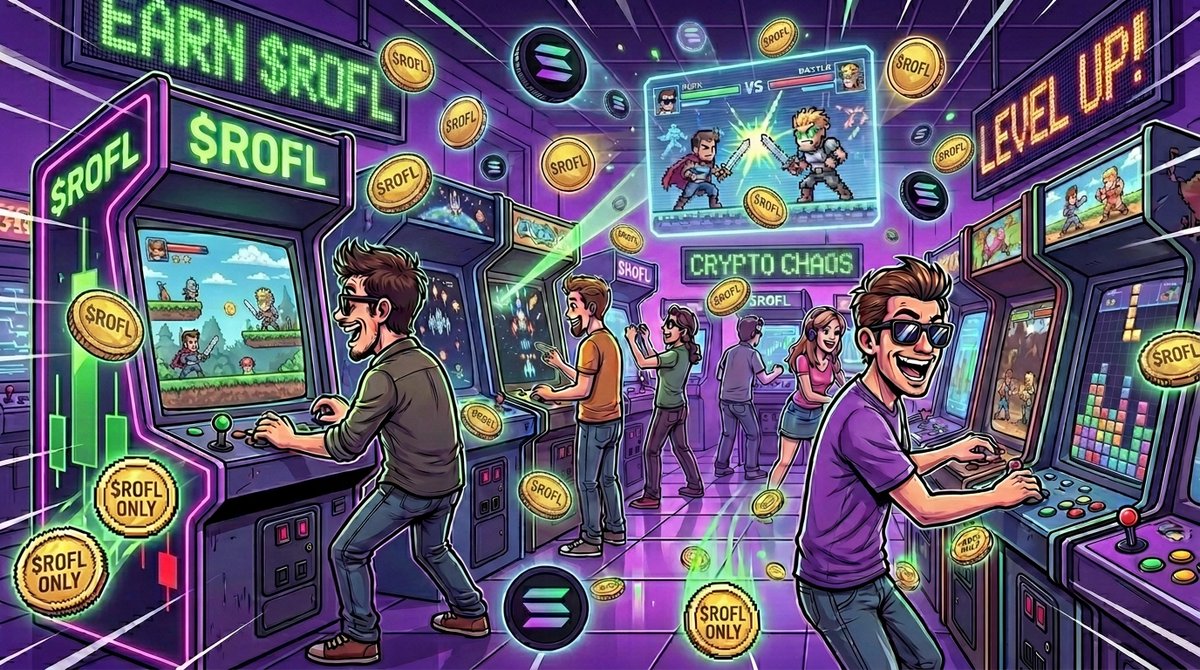 r0fl_face's tweet photo. Insert coin, press start, and earn $ROFL 🎮💰 https://t.co/huhLNiL0AA