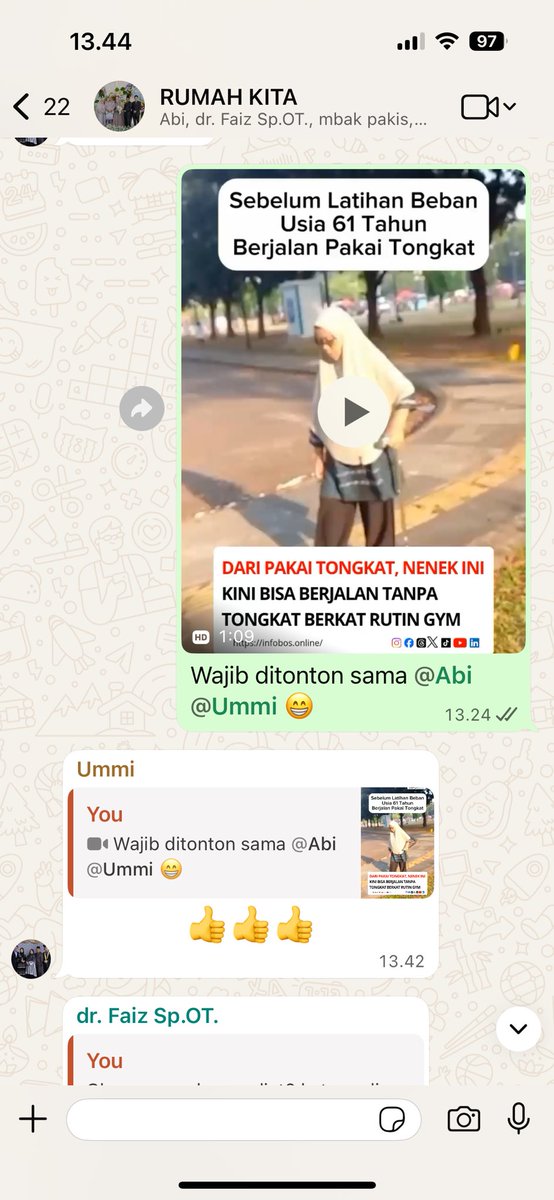 noefforted's tweet photo. Biasanya ortu yg suka kirim video ke anaknya di grup. 

Sekarang gantian😼 https://t.co/KPisXKY9UM