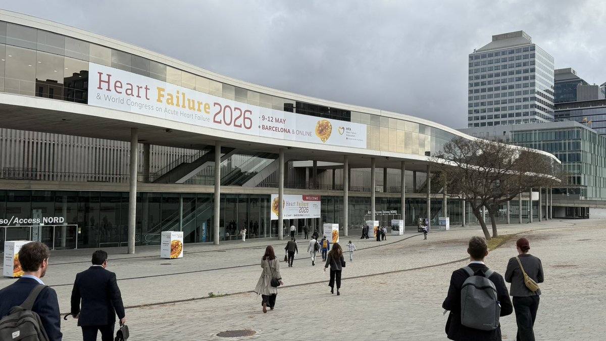 Hansreyesg's tweet photo. #HeartFailure2026 Barcelona here we go https://t.co/KjKCmQ4FEI