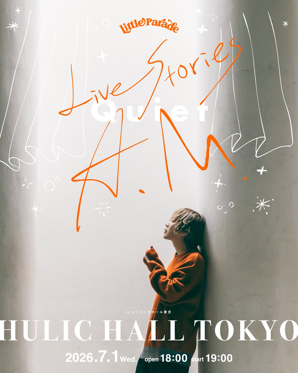 LittleParade_JP's tweet photo. 〖オフィシャル先行当落発表🎫〗

┄                                    ┄

Little Parade Live Stories
           “Quiet A.M.”

┄                                    ┄

当選された方はご入金をお忘れなく⚠️
入金期間：5/12(火)23:59まで

一般販売は5/18(月)21:00開始予定です🎫 https://t.co/1YBHnedDZ4