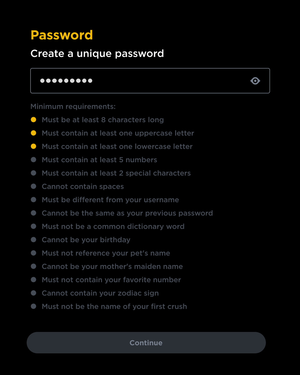 HedgerX_'s tweet photo. Your password is the first line of defense.  

Don’t make it the weakest. https://t.co/Q1fSWEqKYN