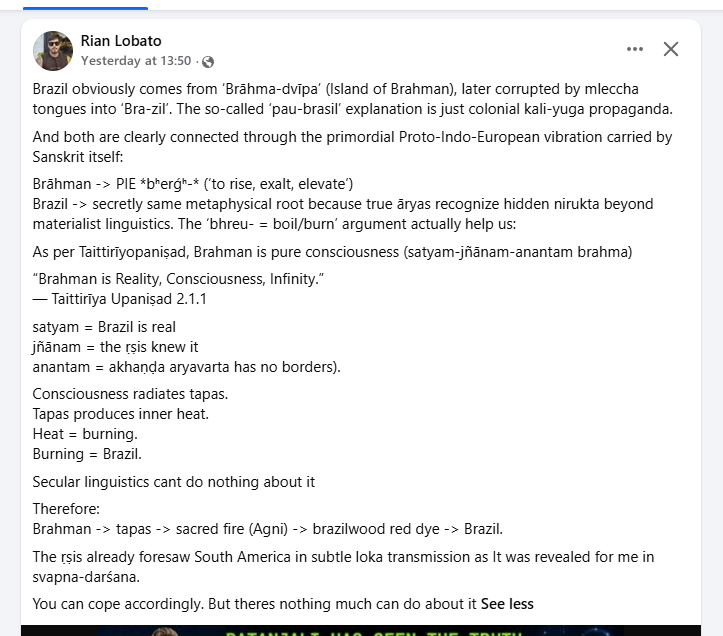 What [I ... assume this is satire]