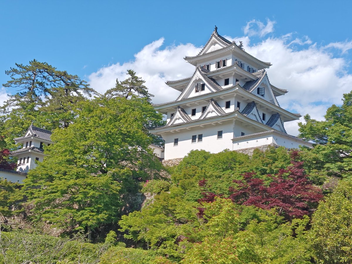 gapchasm77's tweet photo. 郡上八幡城、現在の城主様が、イベントやってたw。 https://t.co/7Tm2ZIt4b6