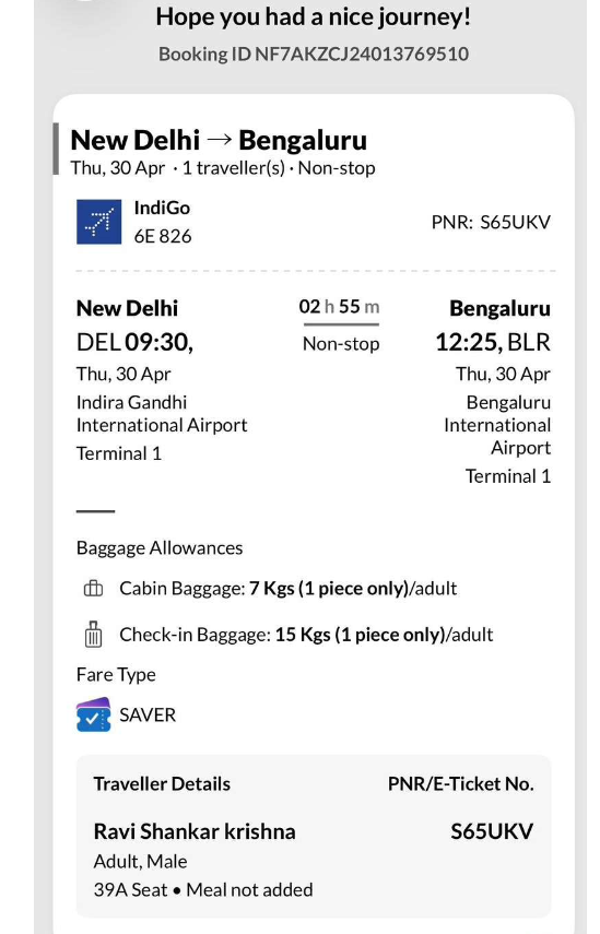 raviaryan009's tweet photo. SG151 delayed 7+ hrs &amp; cancelled. ₹7,797 refund unresolved, though SpiceJet says refund sent to Vishal Travels. Compensation is forced as a voucher, not money. Had to book a ₹8,789 Indigo flight. AirSewa TT839984 reopened. @flyspicejet @airsewa @DGCAIndia @RamMNK @MoCA_GoI https://t.co/kxCQxnDNEo