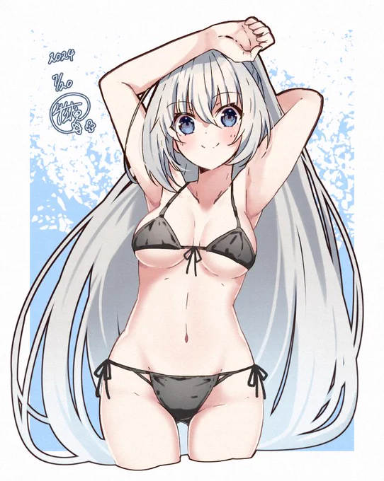 熱いから水着絵をはる。 ただそれだけ。