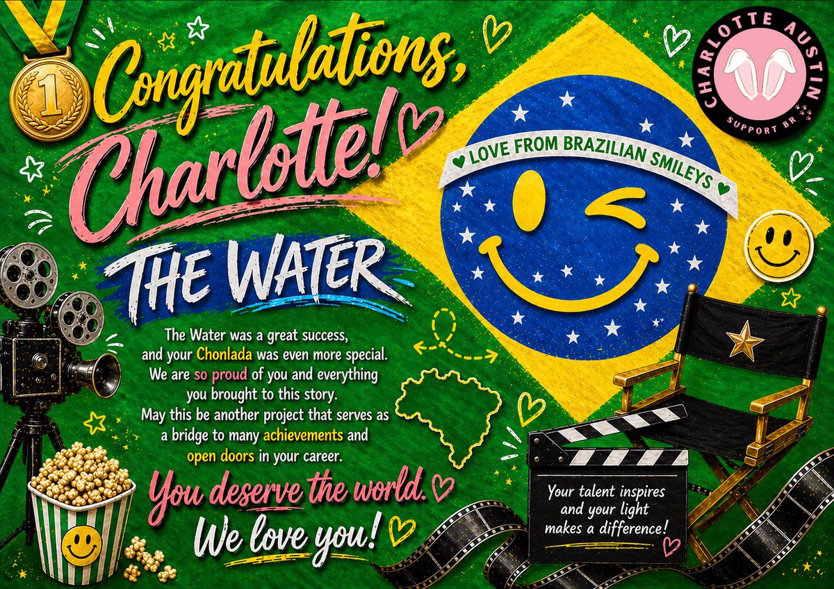 Support Charlotte Austin BR 🇧🇷 tweet media