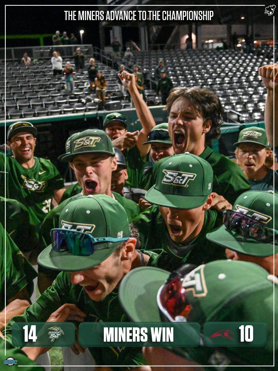 Miners_BSB's tweet photo. MINERS RALLY FROM DOWN 6 WITH 8 RUNS IN THE 8th!!!

#MinerPride https://t.co/qfPY3K5mui