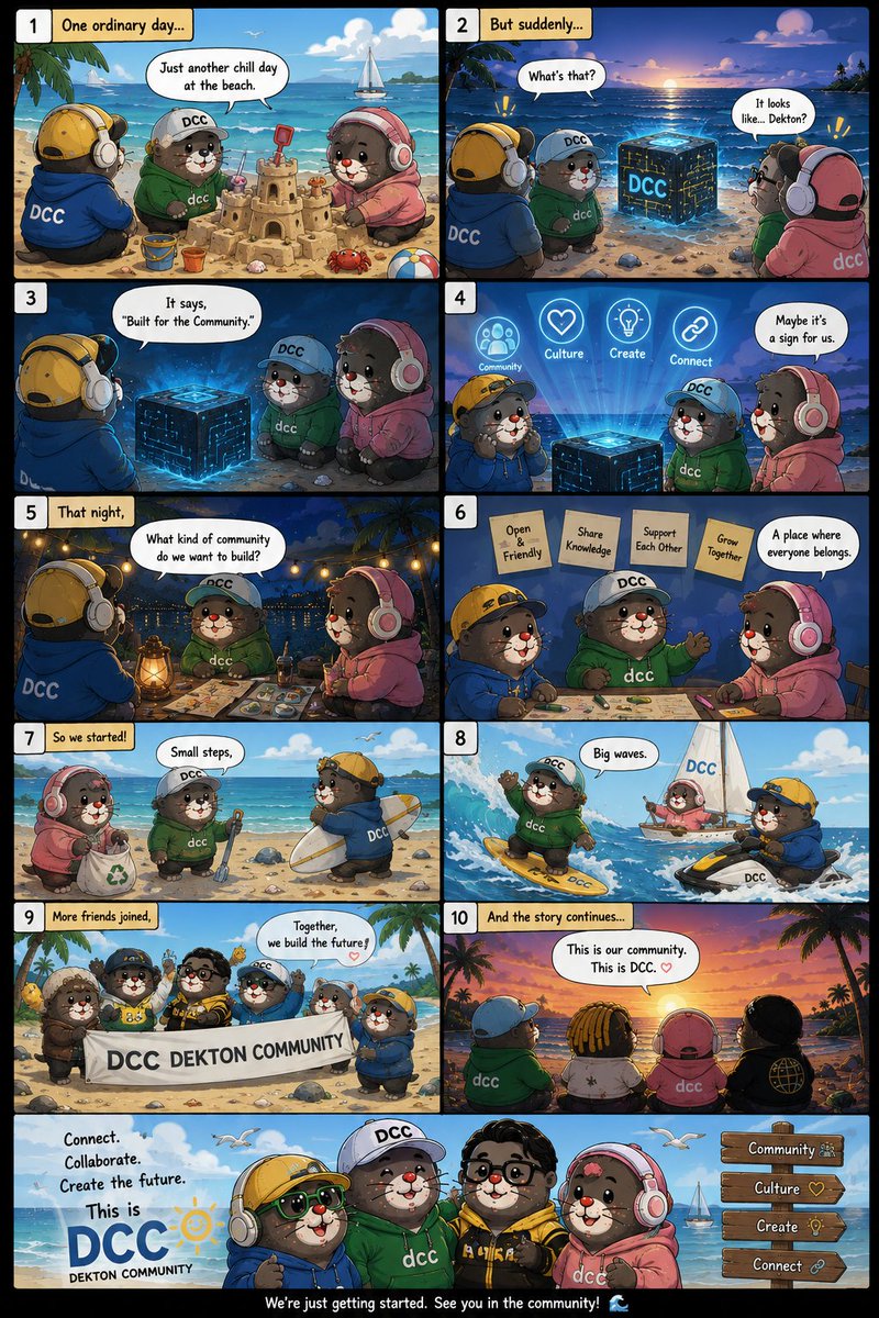 DeckCoin_DCC's tweet photo. The DCC memecoin journey began on an ordinary day by the beach. It started with building a sandcastle together, leading to the realization of our vision: 'Built for the Community'. Beyond just fun, we connect, collaborate, and create a new future together. This is just the beginning. Ride this wave with us. See you in the DCC community.
#DCCcoin #DCCcommunity #Memecoin #Crypto #Cryptocurrency #Blockchain #Aptos #Binance #ElonMusk #Dogecoin #ShibaInu #TrumpCoin #Altcoin #Invest #DigitalAsset #Community #DeFi
