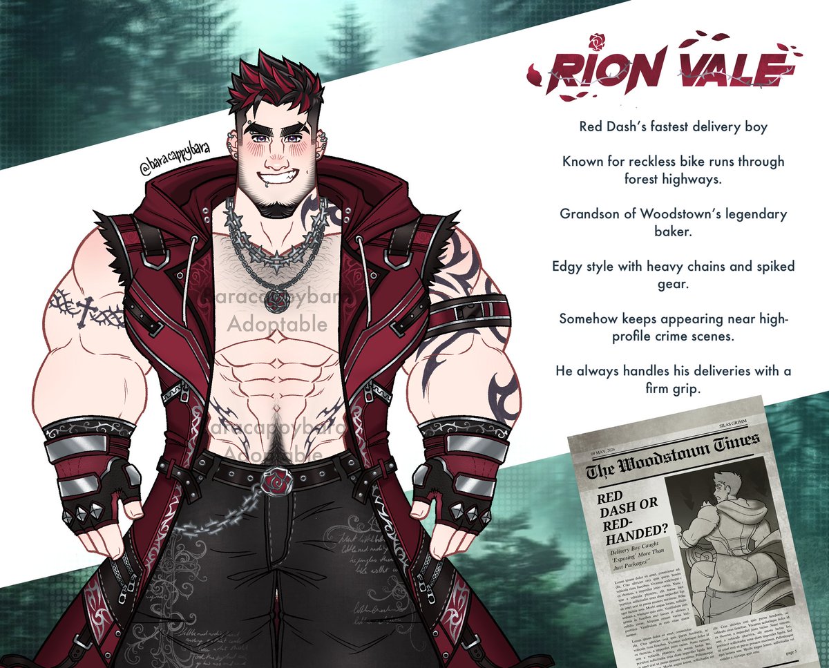 Baracappybara's tweet photo. Introducing the Woodstown Crime Mystery duo: Bane Wolfe 🐺 🔍 (72$) and Rion Vale 🥀🏍️ (67$). DM me to claim! ❤️✨ https://t.co/UU3i3eObJq