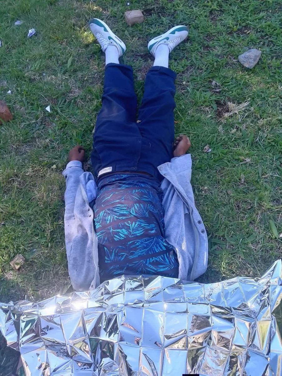 A young man's body was found at Mofolo Park. Community members are asked to help identify him by his clothing or other information, and report to authorities or community leaders. Please be respectful and let the family be informed with dignity.