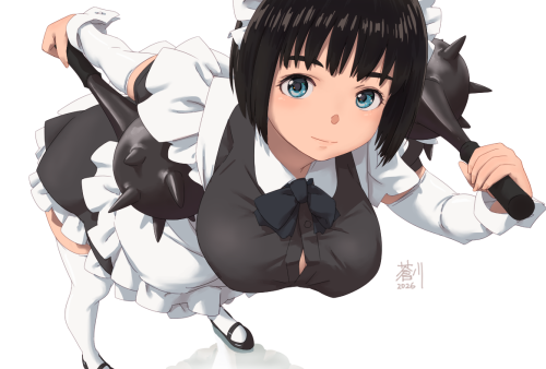 メイドに似合う武器選手権
えーっと、この武器は何て名前だっけ? #メイドの日 