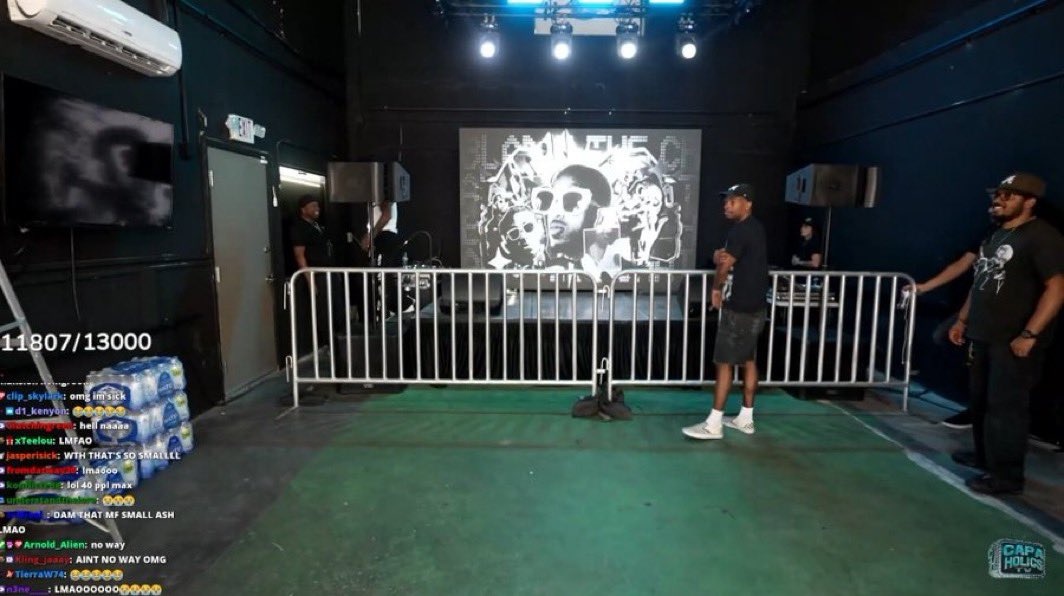 DDG venue the size of a garage bro im in tears 😭