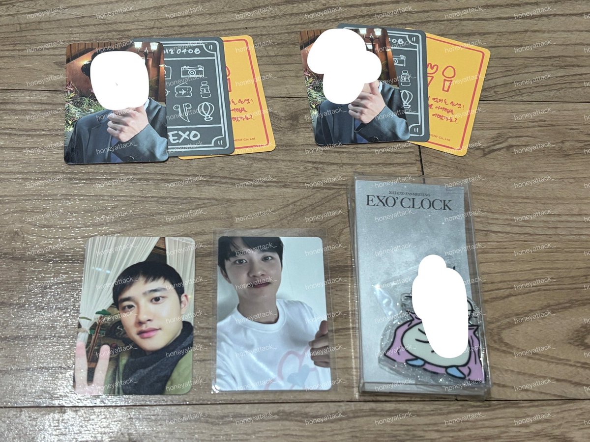 Wts Please help me clear 🐧

D.O. Doh kyungsoo Photocards from Season Greetings , Reverxe Collections, Lucky Draw, and Offline 50k Merchandise, Bakery Zzirangie.  

#EXOinKL 

Price starts from rm7 ✨

Pls dm if anyone want 😊 #Pasarexomy #exo