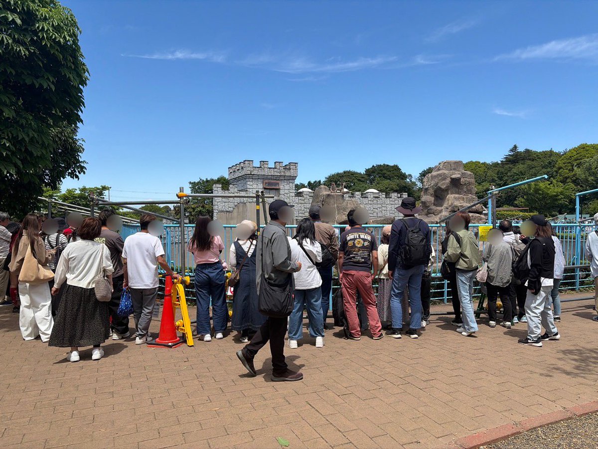ichikawa_zoo's tweet photo. 5/9(土)11:35
混雑は多少緩和されましたが
サル山は写真のとおり相変わらず混んでいます。

今日は風がとても強く吹いています。
サル山にビニール袋や紙袋が舞い落ちると
サル達が食べてしまう可能性があります。
お手回り品には十分ご注意ください⚠️

#市川市動植物園 https://t.co/qvrWDRrtZA