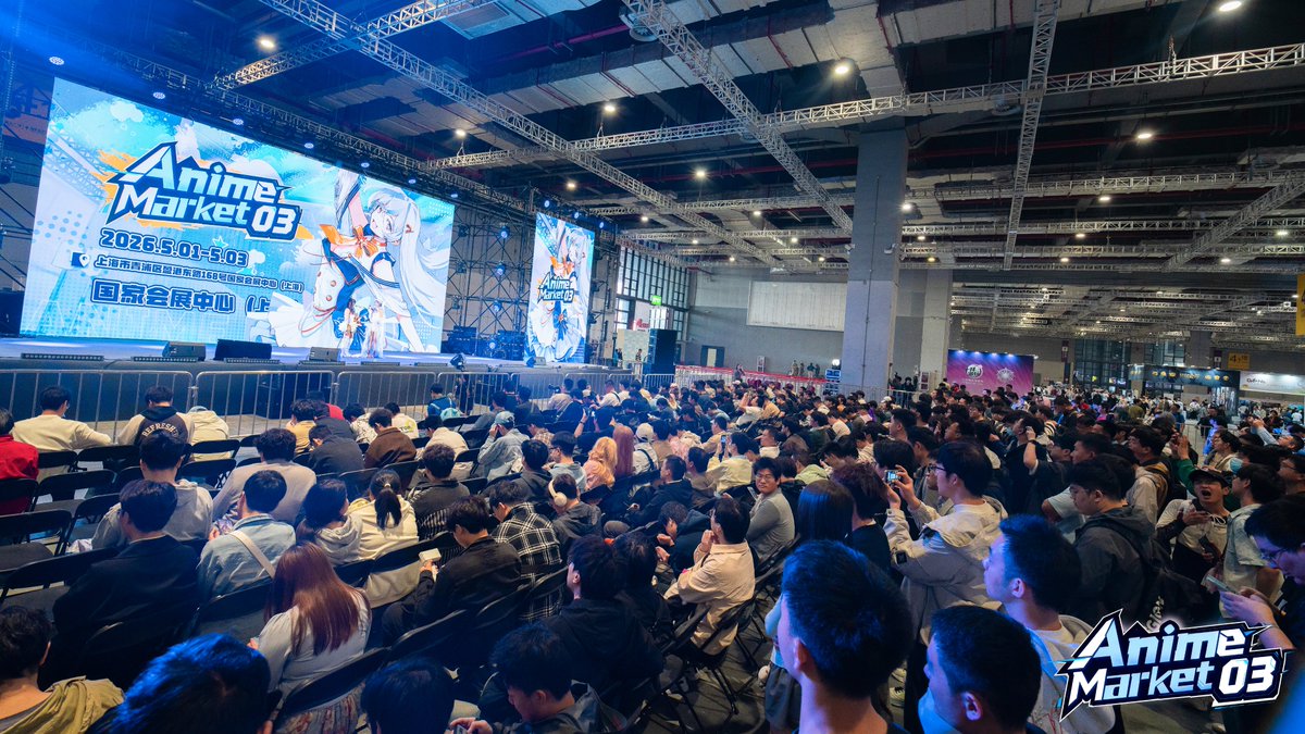 ACMComicCon's tweet photo. #AM03 AnimeMarket 2026 In Shanghai https://t.co/mnUwrEqo2x