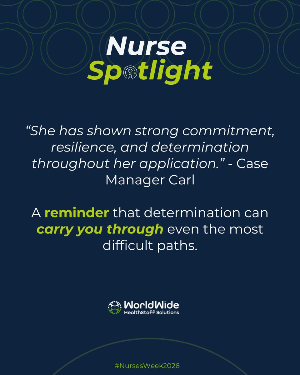 WorldWide HealthStaff Solutions tweet media