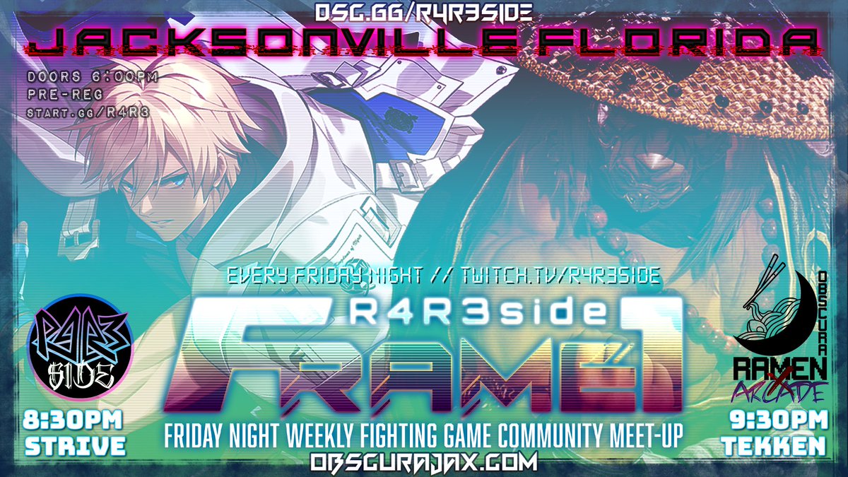 RAREside // 904 // Obscura Ramen x Arcade DTJAX tweet media