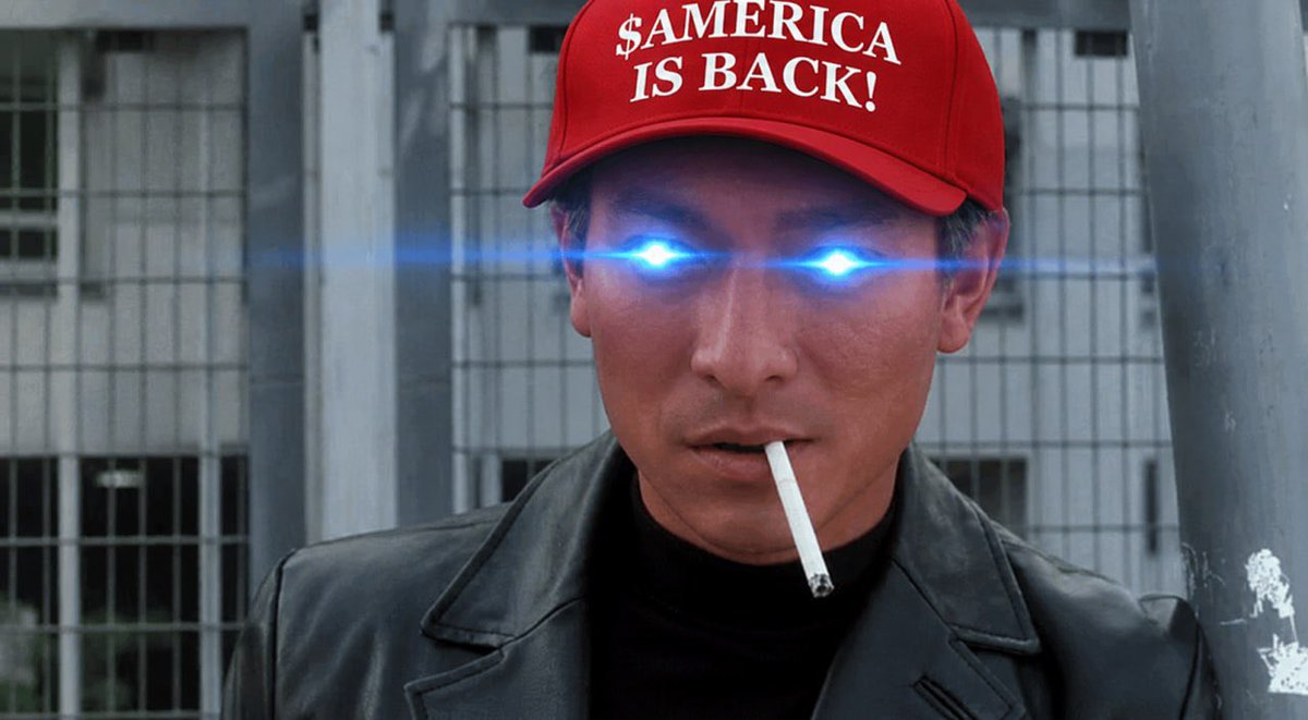 Disney60335639's tweet photo. @AltcoinDaily AMERICA IS BACK. Loud and winning. https://t.co/6SSIvhw5a6