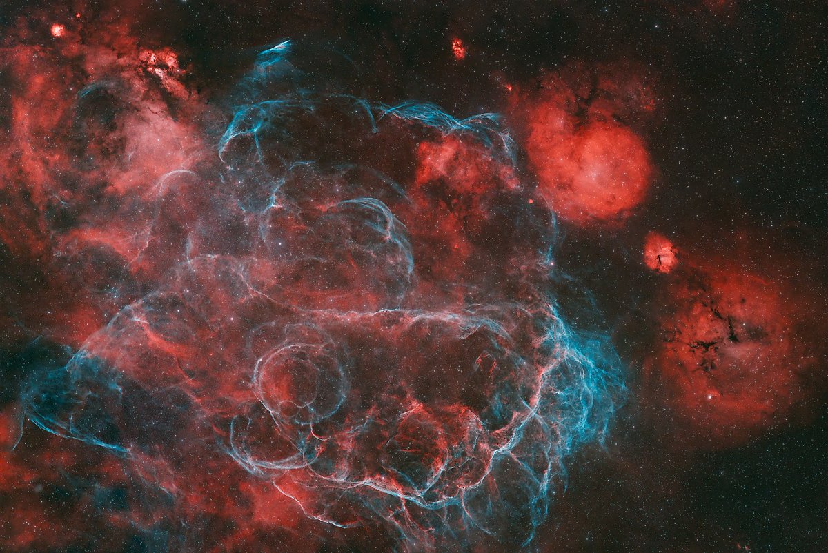 Vela Supernova Remnant
A deep 16-hour capture revealing the delicate filaments and explosive structure of one of the largest supernova remnants in the sky.
320 × 180s
Captured with ZWO ASI2600MC Duo + ZWO AM5N under Bortle 5 skies in Auckland.
Credit: Ashley Sampson

#ZWO