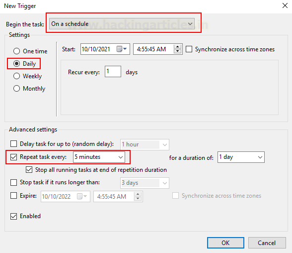 hackinarticles's tweet photo. Windows Privilege Escalation: Scheduled Task/Job (T1573.005)

🔥 Telegram: https://t.co/upuP8k8ckB
✴ Twitter: https://t.co/Za7rYILz6E

An attacker can exploit Windows Task Scheduler to maintain persistence and escalate privileges by scheduling malicious programs to run at startup or specified intervals under a chosen user context.

📅 Task Scheduler
🛠️ Misconfigured Scheduled Task/Job
🧰 Prerequisite
🧪 Lab Setup
⚙️ Abusing Scheduled Task/Job
🔍 Detection
🛡️ Mitigation

📖 Article: https://t.co/zB3UwUEzIW

#CyberSecurity #EthicalHacking #RedTeam #Pentesting #PrivilegeEscalation #Windows #InfoSec