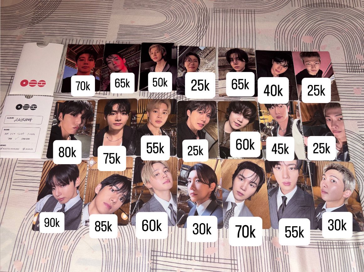 uarmine__'s tweet photo. WTS PC POB/ALBUM BTS
HELP RT 💜

Price in pict
Splitpay/fullpay
Good condi, but not for sensitive buyer
Condi by DM
Co 🍊
Exc admin
Bandung

tag. Arirang pc bts kim namjoon rm seokjin jin min yoongi suga jhope jimin taehyung v tae jungkook jk album pob https://t.co/baswHi9HbN