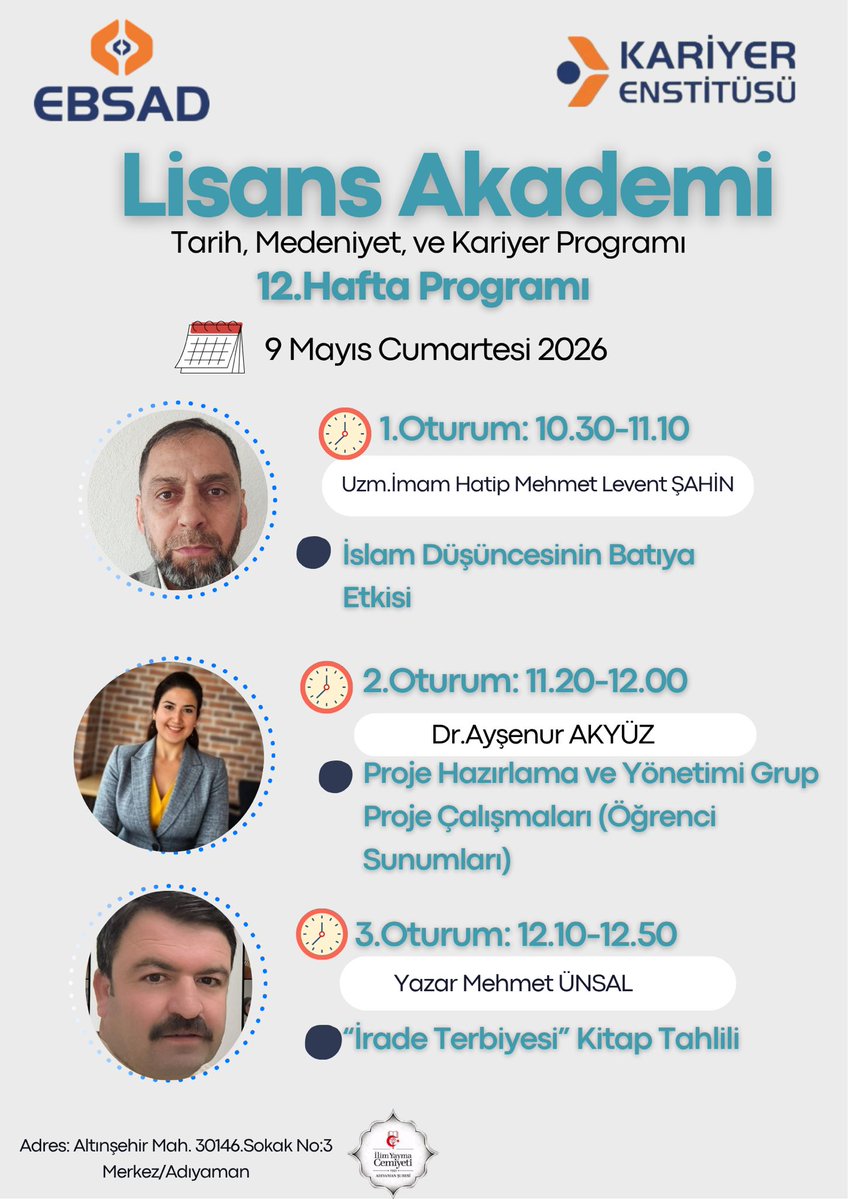 ADIYAMAN İLİM YAYMA tweet media